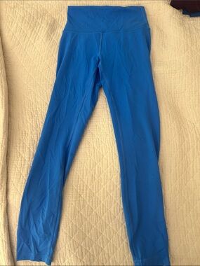 lululemon athletica Girls Bright Blue High-Rise Leggings